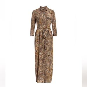L’AGENCE  Silk shirt dress